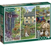 Puzzle Falcon - Woodland Farm, 1000pcs.