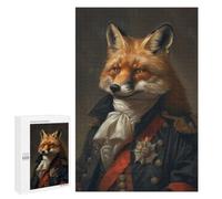 Puzzle Familial Napoleon Red Fox Portrait, 1000 PCS, Illustration Détaillée, comme Activité À Partager Entre Adultes Et Familles