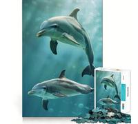 Puzzle Famille Animale 1000 pièces Jeu de mémorisation mentale Découpe de Haute précision Activité Manuelle Défi cérébral interactif pour la Maison (38x52cm)
