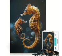 Puzzle Famille Animale 1000 pièces Jeu de mémorisation mentale Découpe de Haute précision Activité Manuelle Défi cérébral interactif pour la Maison (50x75cm)