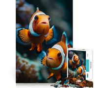 Puzzle Famille Animale 1000 pièces Jeu de mémorisation mentale Découpe de Haute précision Activité Manuelle Défi cérébral interactif pour la Maison (50x75cm)