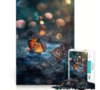 Puzzle Famille Animale pour Adultes 1000 Pièces Jeu de Concentration Découpe de Précision Bords Lisse Défi Amusant pour Passer Le Temps (38x26cm)