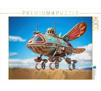Puzzle · Fantaisie de dirigeable | Dirigeable en forme de papillon · 1000 pièces · Format assemblé 64 × 48 cm · CALVENDO Puzzle