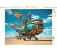 Puzzle · Fantaisie de dirigeable | Modèle aux ailes en forme de champignon · 1000 pièces · Format assemblé 64 × 48 cm · CALVENDO Puzzle