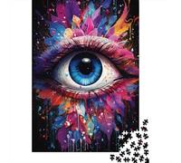 Puzzle Fantaisie psychédélique en Carton 100% recyclé, idéal pour Les Adultes et Les Enfants, idéal pour Halloween, 1 000 pièces (75 x 50 cm).