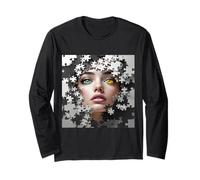 Puzzle Fantaisie Visage de Fille Manche Longue