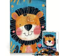 Puzzle fantaisiste de 1000 pièces représentant Un Lion, idéal pour stimuler Le Cerveau, apaiser l'esprit et Offrir Un Cadeau de qualité supérieure (38x52cm)