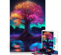 Puzzle fantaisiste et onirique de 1000 pièces Jeu de Concentration cérébrale Découpe Experte Artisanat Fascinant Passe-Temps captivant pour Les Moments de détente (38x52cm)