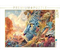 Puzzle · Fantasmes surréalistes | Un guépard et un oiseau · 1000 pièces · Format assemblé 64 × 48 cm · CALVENDO Puzzle