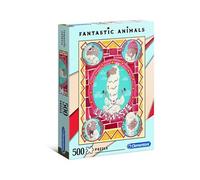 Clementoni- Fantastic Animals-Llamaste-500 pièces- 35069, Multicolore