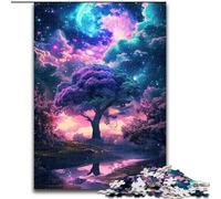 Puzzle Fantastique de 1000 pièces sur Le thème de la Nature au néon pour Adultes et Adolescents,idéal pour Les Vacances à la Maison,pour Un Moment de détente et de détente,pour Un Amour Plus Profond