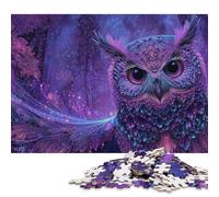 Puzzle Fantastique de 300 pièces sur Le thème du Hibou enchanté pour Adultes - Cadeau d'halloween - À partir de 14 Ans - 300 pièces (40 x 28 cm)