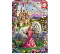 Puzzle Fantastique - EDUCA - 500 pièces - Pour Enfant - Fée et Licorne