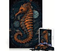 Puzzle Fantastique Hippocampe de 1000 pièces pour Adolescents, défi intellectuel, Passe-Temps Calme, découpe précise, Cadeau saisonnier (38x26cm)