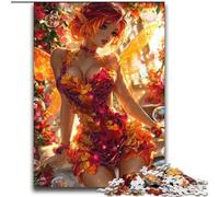 Puzzle Fantasy Dark Girl pour Adolescents 2000 pièces, Anti-Stress, Vacances à la Maison, Passe-Temps, Amour Entre Couples (70x100cm)