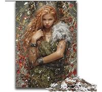 Puzzle Fantasy Dark Girl pour Adultes 2000 pièces, Jouet éducatif Anti-Stress, idéal comme Cadeau pour Toute la Famille (70x100cm)