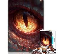 Puzzle Fantasy Dragon Eyes 1000 pièces pour Adultes et Adolescents, stimule Le Cerveau, Jouets addictifs pour cultiver la Patience, Superbe Cadeau (50x75cm)