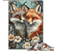 Puzzle Fantasy Fox 1000 pièces pour Adultes et Adolescents, à partir de 14 Ans, décoration d'intérieur, Jeux de Famille, Cadeaux d'anniversaire de Noël (26x38cm)