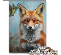 Puzzle Fantasy Fox 1000 pièces pour Adultes et Adolescents, Art intéressant, réduction du Stress, liste de souhaits avec Le Père Noël (50x75cm)