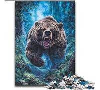Puzzle Fantasy Grizzlies 1000 pièces pour Adolescents, Assemblage de Motifs Amusant à la Maison, Cadeau d'anniversaire, Cadeau de Voyage (26x38cm)