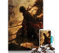 Puzzle Fantasy Ninja Warrior 1000 pièces pour Adolescents, Jouet éducatif et décompressant, Cadeau du Père Noël Secret (38x26cm)