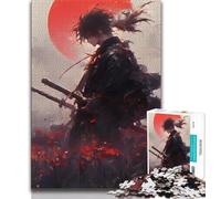 Puzzle Fantasy Ninja Warrior 1000 pièces pour Adultes et Adolescents, Jeu Stimulant, idéal comme Cadeau pour Toute la Famille 50x75cm