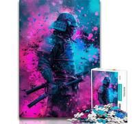 Puzzle Fantasy Ninja Warrior 1000 pièces pour Adultes et Adolescents, Jeux éducatifs, décoration Murale, Cadeaux d'anniversaire et de Noël Uniques 38x26cm