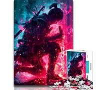 Puzzle Fantasy Ninja Warrior 1000 pièces pour Adultes et Adolescents, Jouet éducatif et décompressant, idéal comme Cadeau (75x50cm)