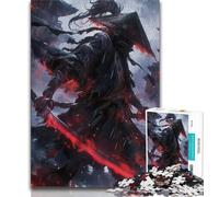 Puzzle Fantasy Ninja Warrior 1000 pièces pour Adultes et Adolescents, Jouet éducatif et décompressant, Cadeau du Père Noël Secret (50x75cm)