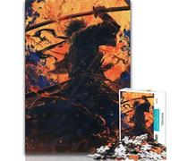 Puzzle Fantasy Ninja Warrior pour Adolescents, 1 000 pièces, Jouet éducatif et intellectuel, Cadeau du Père Noël Secret, 38x52cm