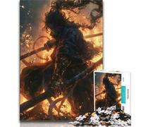 Puzzle Fantasy Ninja Warrior pour Adolescents, 1000 pièces, Jouet éducatif et décompressant, décoration Parfaite (75x50cm)