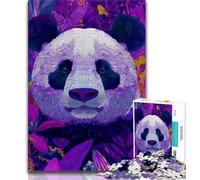 Puzzle Fantasy Panda 1000 pièces pour Adultes et Adolescents, Jeu Familial Anti-Stress, défi Difficile, Superbes Cadeaux et Jouets 38x26cm
