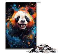 Puzzle Fantasy Panda coloré 1000 pièces en Bois pour Adultes et Enfants à partir de 12 Ans. Puzzle Familial Amusant 1000 pièces (75 x 50 cm).