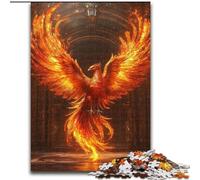Puzzle Fantasy Phoenix 1000 pièces pour Adolescents, Cadeau d'anniversaire pour Tuer Le Temps, décoration Murale pour Les 14 Ans et Plus (26x38cm)