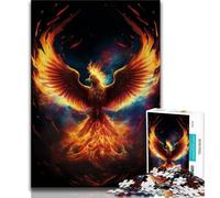 Puzzle Fantasy Phoenix 1000 pièces pour Adultes et Adolescents, Difficile à réaliser mais Amusant et Humoristique, décoration d'intérieur et Cadeaux Uniques 50x75cm