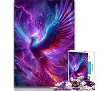 Puzzle Fantasy Phoenix 1000 pièces pour Adultes et Adolescents, Jeu de réflexion, décoration Murale, Cadeaux d'anniversaire et de Noël Uniques 38x26cm