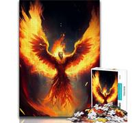 Puzzle Fantasy Phoenix 1000 pièces pour Adultes et Adolescents, Jeu Familial Anti-Stress, défi Difficile, Collection d'artistes, Beaux-Arts (38x26cm)
