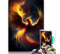 Puzzle Fantasy Phoenix 1000 pièces pour Adultes, Jeu éducatif, défi, décoration d'intérieur Unique, Cadeaux 38x26cm