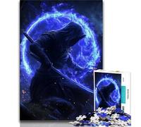 Puzzle Fantasy Samurai Ninja 1000 pièces pour Adultes et Adolescents, Anti-Stress, défi Difficile, décoration d'intérieur Unique et Cadeaux (75x50cm)