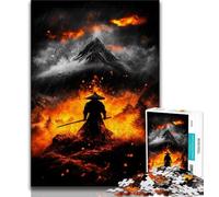 Puzzle Fantasy Samurai Ninja 1000 pièces pour Adultes et Adolescents, Jeu de Quiz, décoration Murale, Cadeaux d'anniversaire et de Noël Uniques 50x75cm