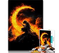 Puzzle Fantasy Samurai Ninja 1000 pièces pour Adultes et Adolescents, Jeux éducatifs, décoration d'intérieur, à Offrir en Cadeau pour Toute la Famille, 38x26cm