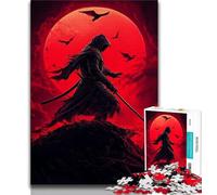 Puzzle Fantasy Samurai Ninja 1000 pièces pour Adultes et Adolescents, Jeux éducatifs, décoration d'intérieur, à Offrir en Cadeau pour Toute la Famille, 38x26cm