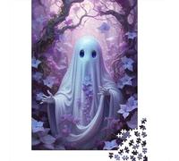 Puzzle fantôme Mignon en Carton de qualité supérieure pour garçon ou Fille, Cadeau de Noël, 1 000 pièces (75 x 50 cm)