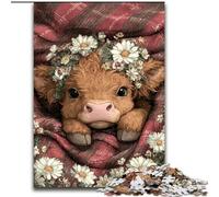 Puzzle Farm Yak 1000 pièces pour Adultes et Adolescents, à partir de 14 Ans, Casse-tête Familial, Cadeaux d'anniversaire de Noël (50x75cm)