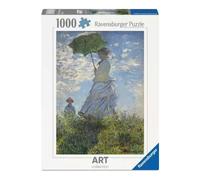 Ravensburger - Puzzle 1000 pièces - Art Collection - Femme à l'ombrelle tournée vers la Gauche/Claude Monet - Adultes et Enfants à partir de 14 Ans - Puzzle de qualité supérieure - 12002026