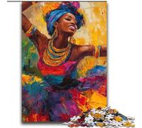 Puzzle Femme Africaine pour Adolescents 2000 Pièces, Jeux Éducatifs Classiques, Belle Décoration (70x100cm)