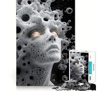 Puzzle Femme dans des Bulles pour Adultes 1000 Pièces Stimulation Mentale Jeu Découpe Précise Alignement Parfait Activité de Renforcement des Liens Sociaux (50x75cm)