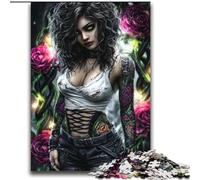Puzzle Femme de Rêve pour Adolescents 2000 Pièces, Anti-Stress Staycation Tue Le Temps Améliore l'amour Entre Couples (70x100cm)