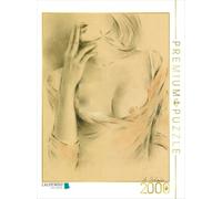 Puzzle · Femme Fatale 2000 Teile Puzzle Hoch | Erotisches handgemaltes und handsigniertes Pastellgemälde · 2000 pièces · Format assemblé 90 × 67 cm · CALVENDO Puzzle
