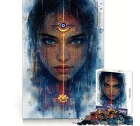 Puzzle Femme Troisième Œil 1000 Pièces pour Adolescents Jeu de Réflexion, Moment de Paix, Finition de Qualité, Cadeau Parfait 38x52cm